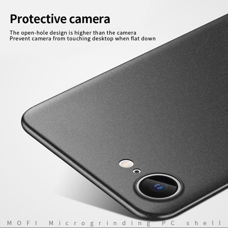 For iPhone 16e MOFI Fandun Series Frosted PC Ultra-thin All-inclusive Phone Case(Blue)