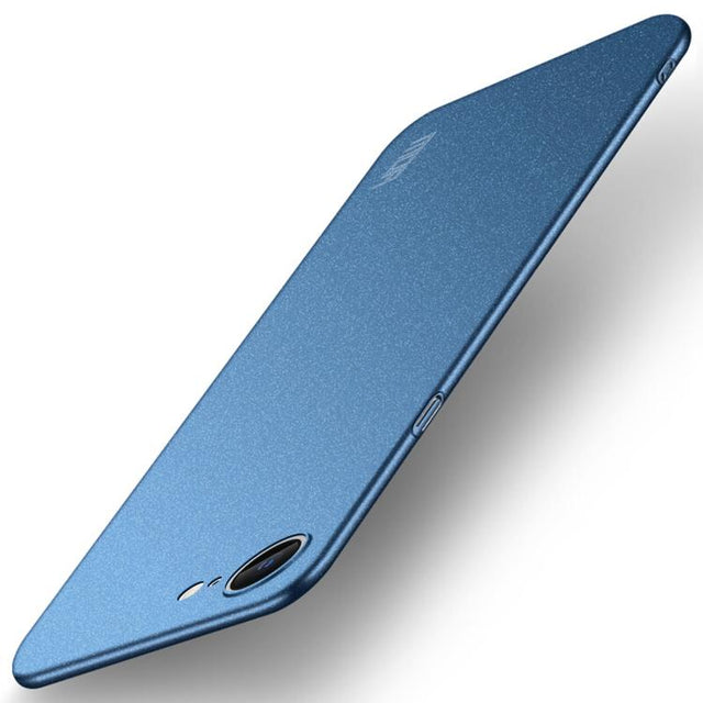 For iPhone 16e MOFI Fandun Series Frosted PC Ultra-thin All-inclusive Phone Case(Blue)