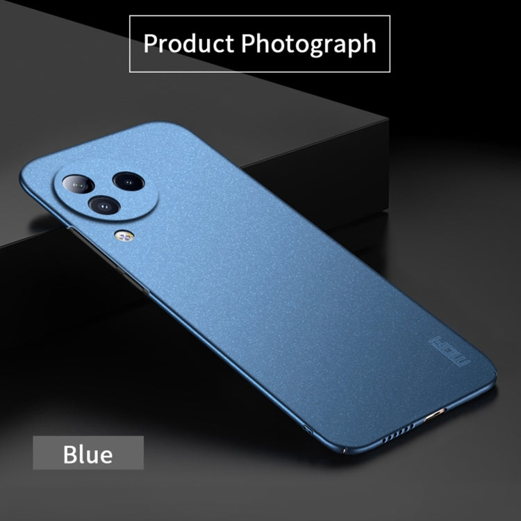 For Xiaomi Civi 3 MOFI Fandun Series Frosted PC Ultra-thin All-inclusive Phone Case(Blue)