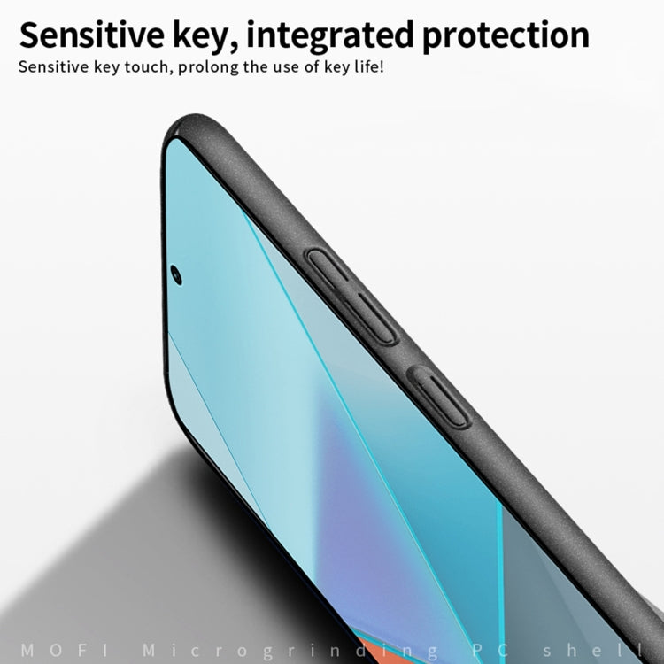 For Xiaomi Redmi Note 13 Pro 5G MOFI Fandun Series Frosted PC Ultra-thin All-inclusive Phone Case(Red)