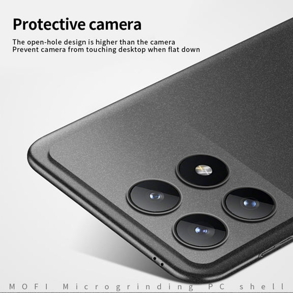 For Xiaomi Redmi K70 / K70 Pro MOFI Fandun Series Frosted PC Ultra-thin All-inclusive Phone Case(Red)