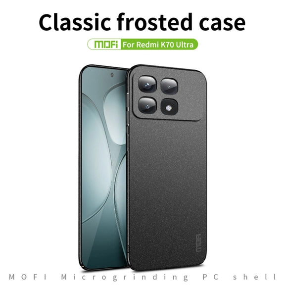 For Xiaomi Redmi K70 Ultra MOFI Fandun Series Frosted PC Ultra-thin All-inclusive Phone Case(Red)