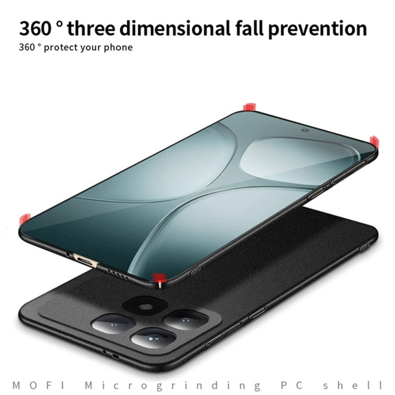 For Xiaomi Redmi K70 Ultra MOFI Fandun Series Frosted PC Ultra-thin All-inclusive Phone Case(Red)