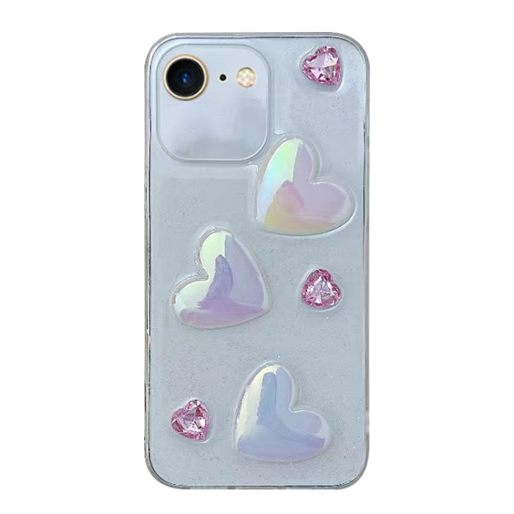 For iPhone SE 2022 / 7 / 8 Love Epoxy TPU Phone Case(Pink)