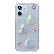 For iPhone 11 Love Epoxy TPU Phone Case(Pink)
