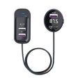 CS8 Black Bluetooth MP3 Play FM Transmitter Car Charger Rear Seat Extended Car Charger - Car Charger by PMC TechLife | Online Shopping South Africa | PMC TechLife | Buy Now Pay Later Mobicred