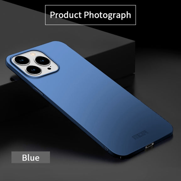 For iPhone 15 Plus MOFI Frosted PC Ultra-thin Hard Phone Case(Blue)