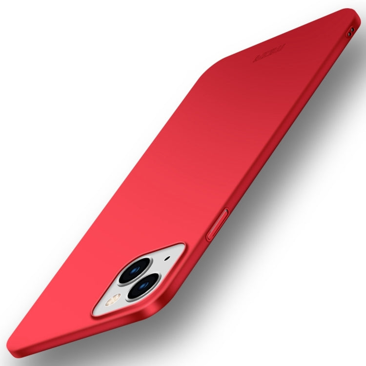 For iPhone 15 Pro MOFI Frosted PC Ultra-thin Hard Phone Case(Red)