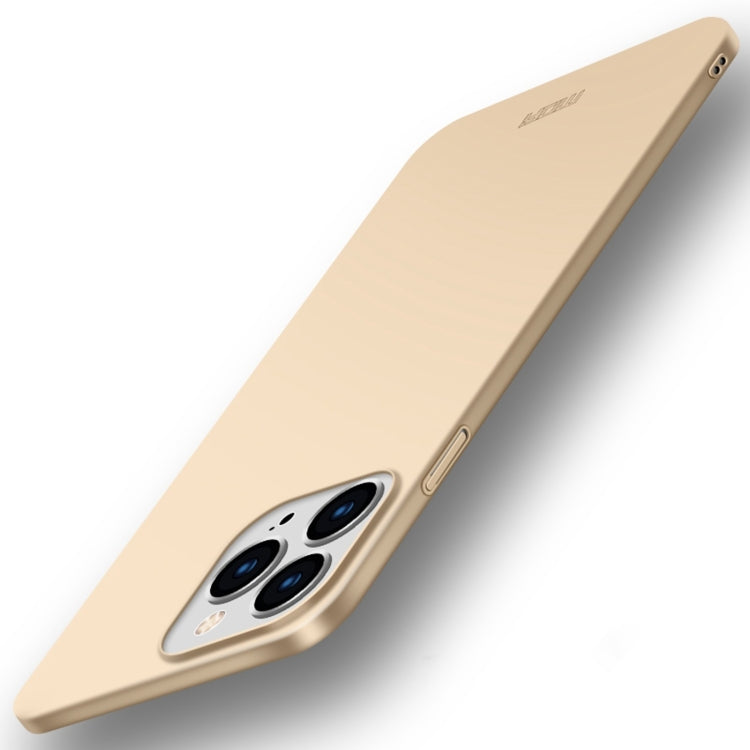 For iPhone 15 Pro Max MOFI Frosted PC Ultra-thin Hard Phone Case(Gold)