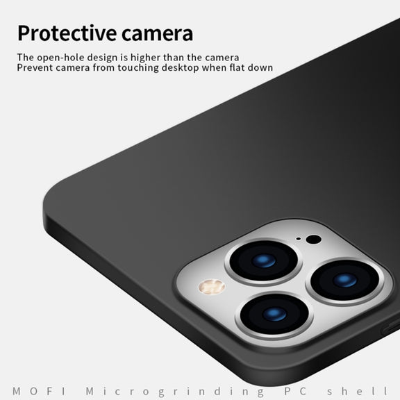 For iPhone 15 Pro Max MOFI Frosted PC Ultra-thin Hard Phone Case(Gold)