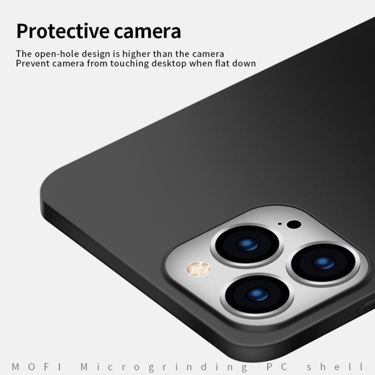 For iPhone 15 Pro Max MOFI Frosted PC Ultra-thin Hard Phone Case(Gold)