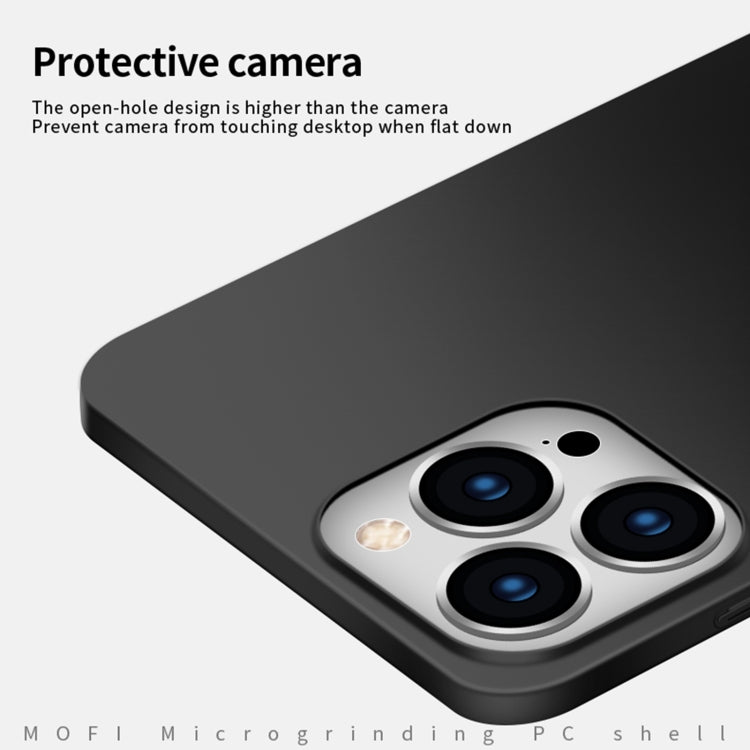 For iPhone 16 Pro MOFI Frosted PC Ultra-thin Hard Phone Case(Blue)