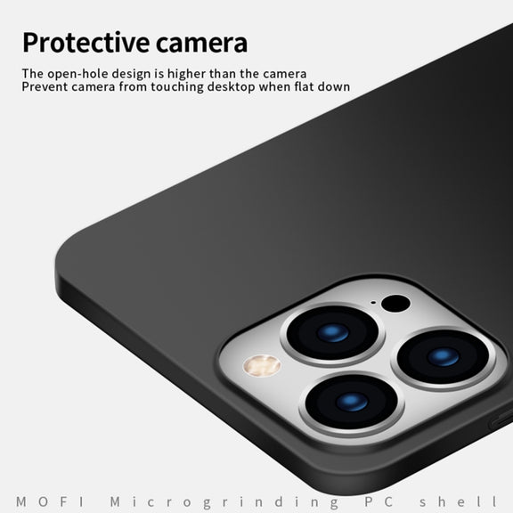 For iPhone 16 Pro Max MOFI Frosted PC Ultra-thin Hard Phone Case(Gold)