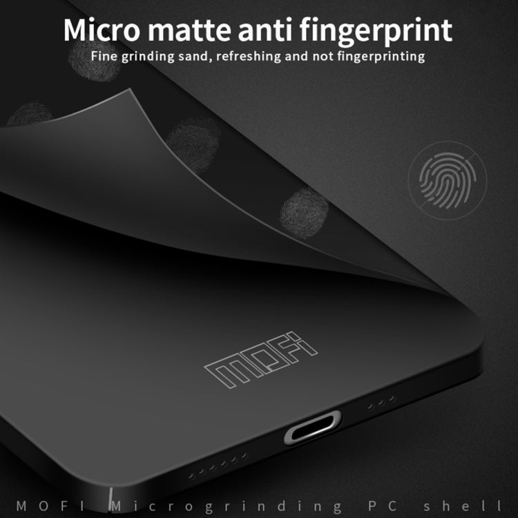 For iPhone 16 MOFI Frosted PC Ultra-thin Hard Phone Case(Blue)