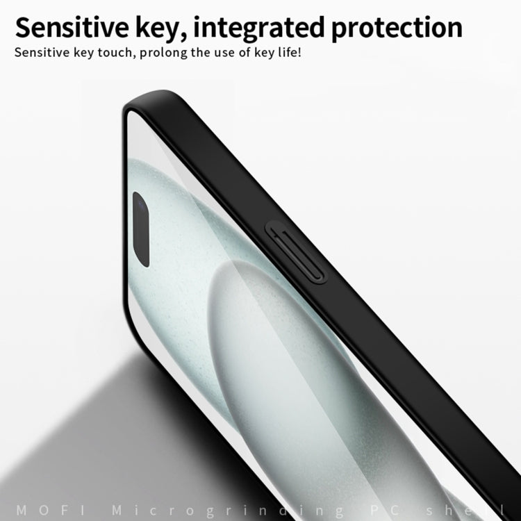 For iPhone 16 Plus MOFI Frosted PC Ultra-thin Hard Phone Case(Red)