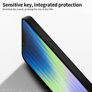 For iPhone 16e MOFI Frosted PC Ultra-thin Hard Phone Case(Black)