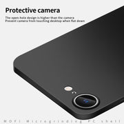 For iPhone 16e MOFI Frosted PC Ultra-thin Hard Phone Case(Black)