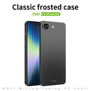 For iPhone 16e MOFI Frosted PC Ultra-thin Hard Phone Case(Rose Gold)