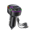 CS1 MP3 Player Bluetooth FM Transmitter 66W 3-In-1 Car Fast Charger - Car Charger by PMC TechLife | Online Shopping South Africa | PMC TechLife | Buy Now Pay Later Mobicred