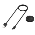 For Honor Watch GS3 TMA-L19 Split Mmagnetic Suction Watch Charging Cable, Length: 1m(Black) - Charger by PMC TechLife | Online Shopping South Africa | PMC TechLife | Buy Now Pay Later Mobicred