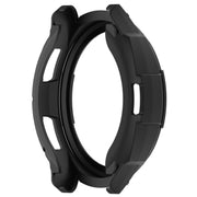 For Samsung Galaxy Watch 6 Classic 43mm Rotating Ring  + TPU Armor Watch Protective Case(Black)