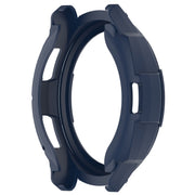 For Samsung Galaxy Watch 6 Classic 43mm Rotating Ring  + TPU Armor Watch Protective Case(Blue)