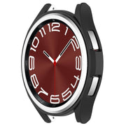 For Samsung Galaxy Watch 6 Classic 43mm Half Coverage Hollow PC Watch Protective Case(Black)