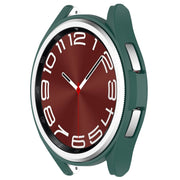 For Samsung Galaxy Watch 6 Classic 43mm Half Coverage Hollow PC Watch Protective Case(Green)