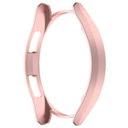 For Samsung Galaxy Watch 6 Classic 47mm Half Coverage Hollow PC Watch Protective Case(Rose Gold)