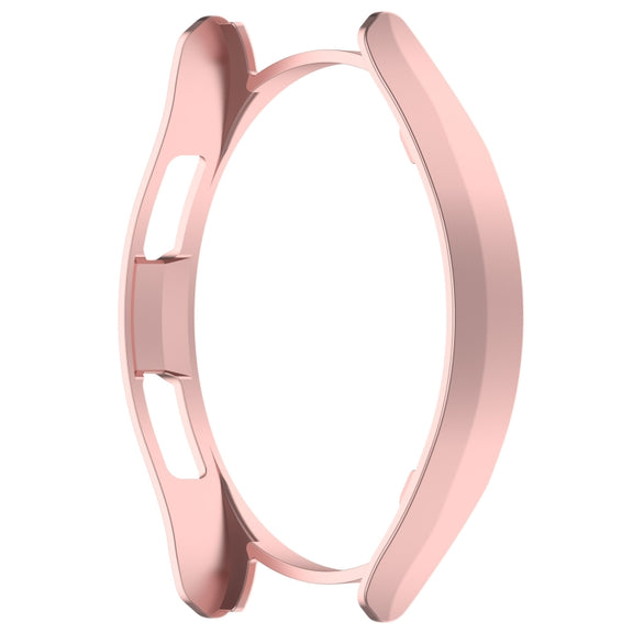 For Samsung Galaxy Watch 6 Classic 47mm Half Coverage Hollow PC Watch Protective Case(Rose Gold)