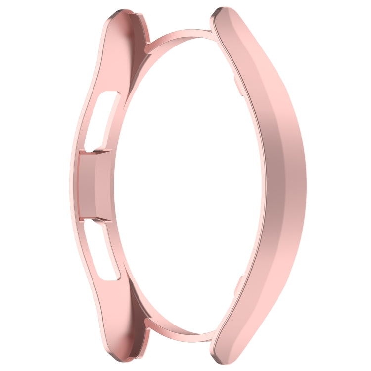 For Samsung Galaxy Watch 6 Classic 47mm Half Coverage Hollow PC Watch Protective Case(Rose Gold)