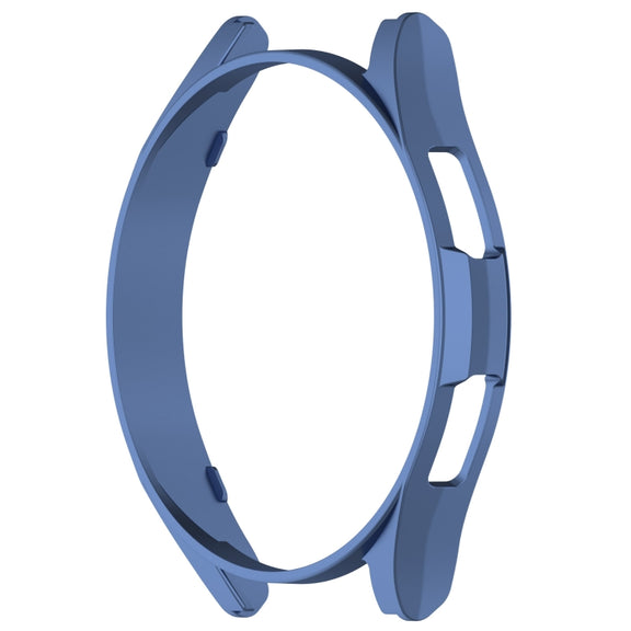 For Samsung Galaxy Watch 6 Classic 47mm Half Coverage Hollow PC Watch Protective Case(Blue)