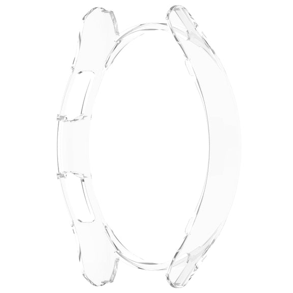 For Samsung Galaxy Watch 6 Classic 47mm Half Coverage Hollow PC Watch Protective Case(Transparent)