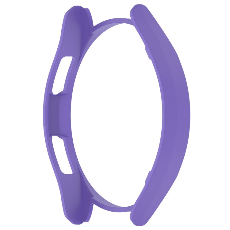 For Samsung Galaxy Watch 6 Classic 47mm Half Coverage Hollow PC Watch Protective Case(Purple)