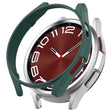For Samsung Galaxy Watch 6 Classic 47mm Half Coverage Hollow PC Watch Protective Case(Green) - Watch Cases by PMC TechLife | Online Shopping South Africa | PMC TechLife
