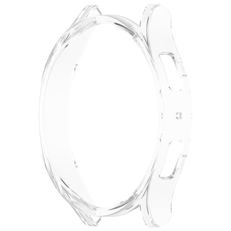 For Samsung Galaxy Watch 6 40mm Half Coverage Hollow PC Watch Protective Case(Transparent)