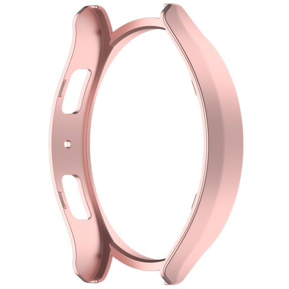 For Samsung Galaxy Watch 6 44mm Half Coverage Hollow PC Watch Protective Case(Rose Gold)