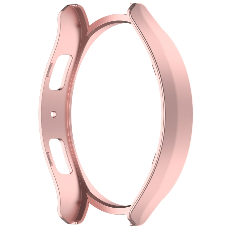 For Samsung Galaxy Watch 6 44mm Half Coverage Hollow PC Watch Protective Case(Rose Gold)