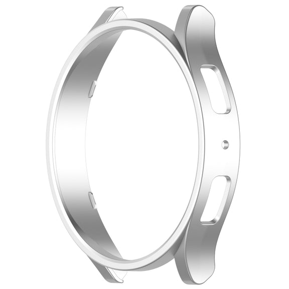 For Samsung Galaxy Watch 6 44mm Half Coverage Hollow PC Watch Protective Case(Silver)