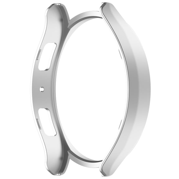 For Samsung Galaxy Watch 6 44mm Half Coverage Hollow PC Watch Protective Case(Silver)