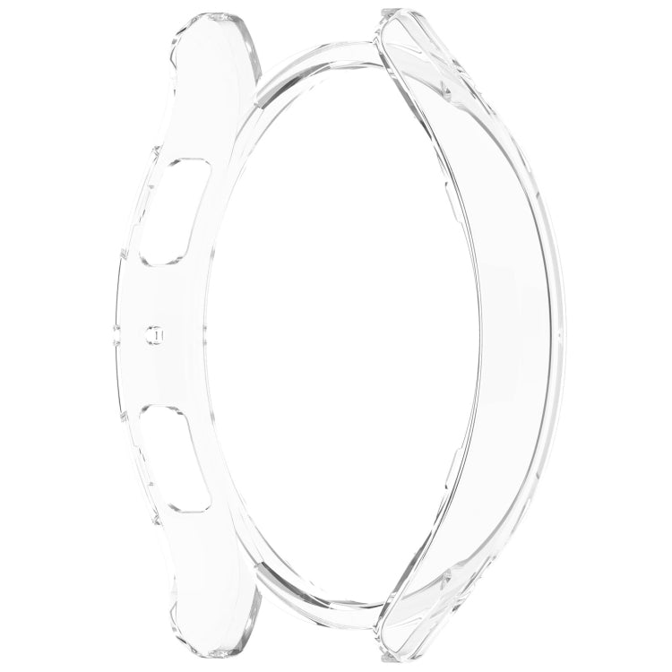 For Samsung Galaxy Watch 6 44mm Half Coverage Hollow PC Watch Protective Case(Transparent)