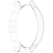 For Samsung Galaxy Watch 6 44mm Half Coverage Hollow PC Watch Protective Case(Transparent)