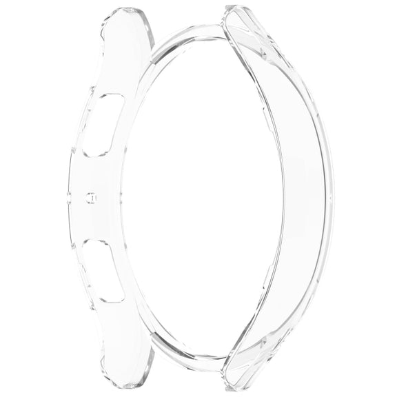 For Samsung Galaxy Watch 6 44mm Half Coverage Hollow PC Watch Protective Case(Transparent)