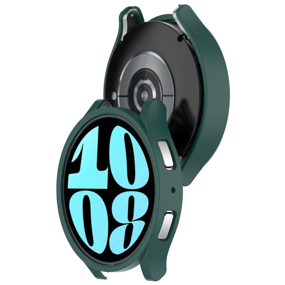 For Samsung Galaxy Watch 6 44mm Half Coverage Hollow PC Watch Protective Case(Green)