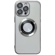 For iPhone 13 Pro Max Magsafe Electroplating TPU Phone Case(Silvery)