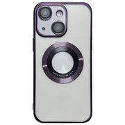 For iPhone 15 Plus Magsafe Electroplating TPU Phone Case(Purple)