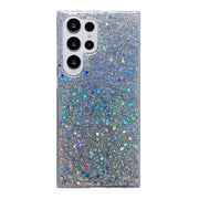 For Samsung Galaxy S24 Ultra 5G Glitter Sequins Epoxy TPU Phone Case(Silver)