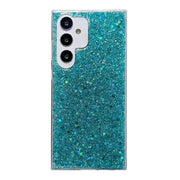 For Samsung Galaxy S25 Ultra 5G Glitter Sequins Epoxy TPU Phone Case(Green)