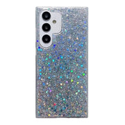 For Samsung Galaxy S25 Ultra 5G Glitter Sequins Epoxy TPU Phone Case(Silver)