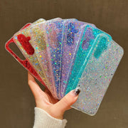 For Samsung Galaxy S24 5G Glitter Sequins Epoxy TPU Phone Case(Pink)